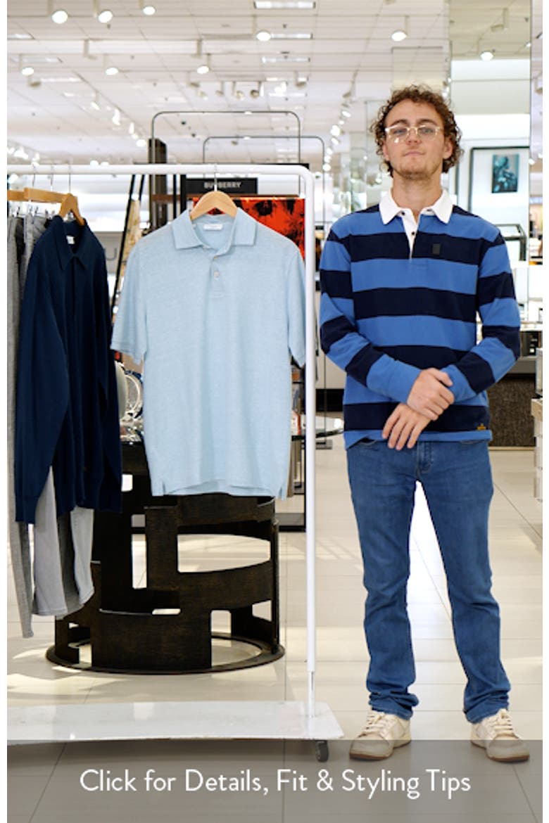Linen & Cotton Fine Knit Polo video