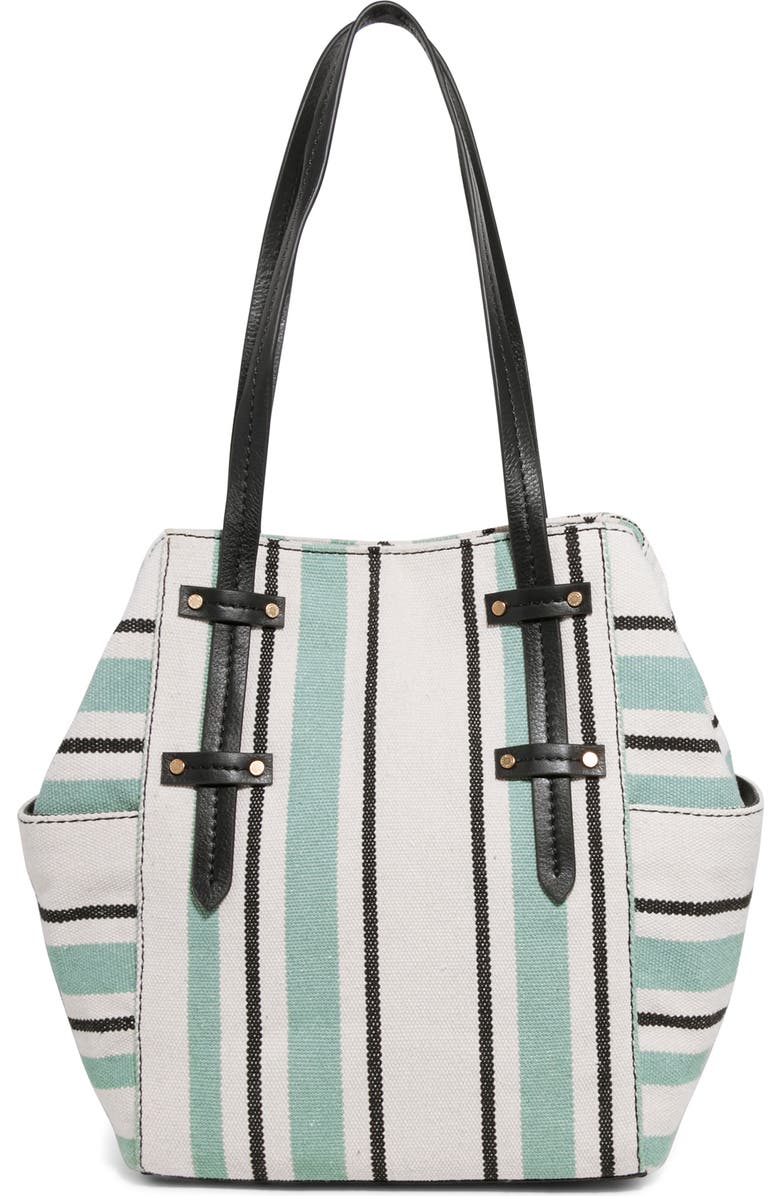 AIMEE Sullivan Tote, Main, color, Green Textile