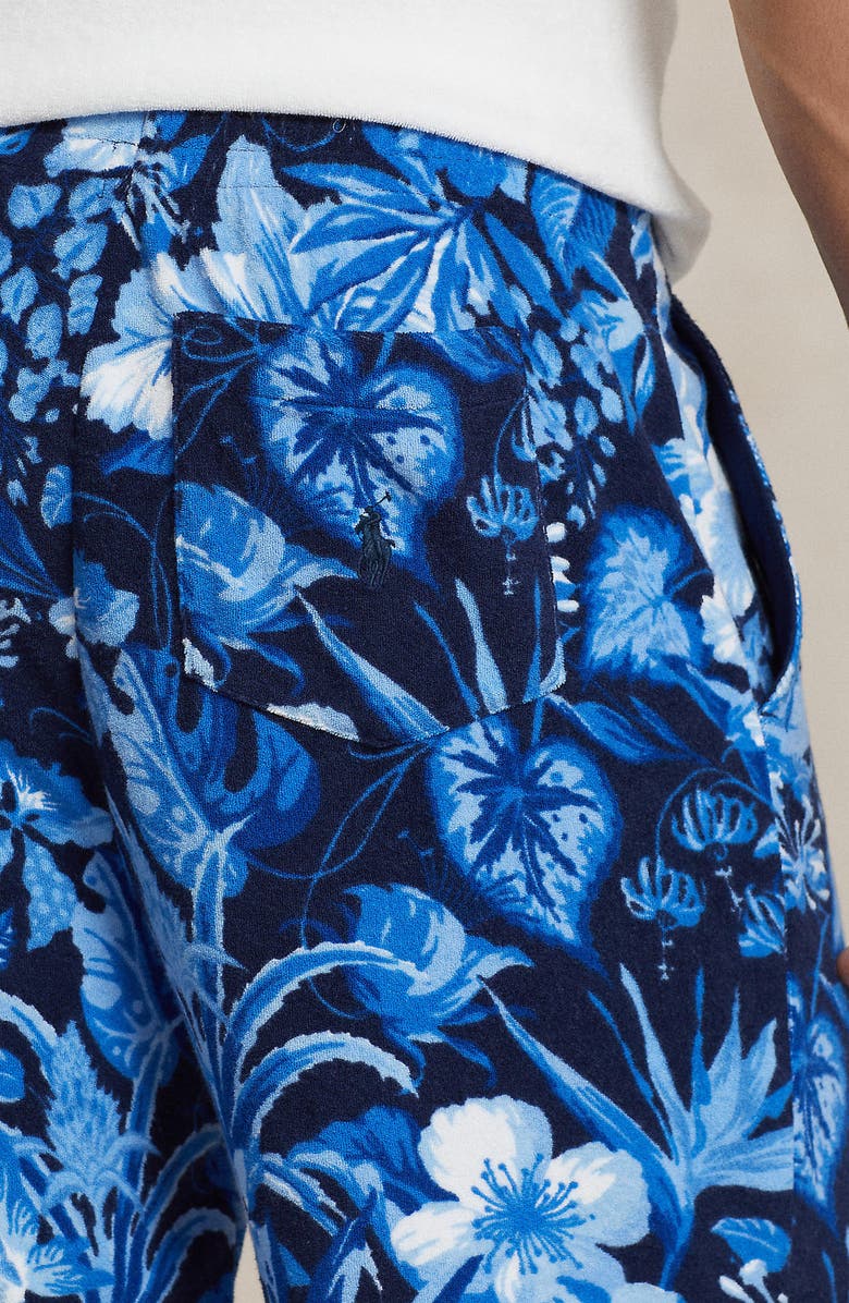 Polo Ralph Lauren Floral Stretch Terry Cloth Shorts, Alternate, color,