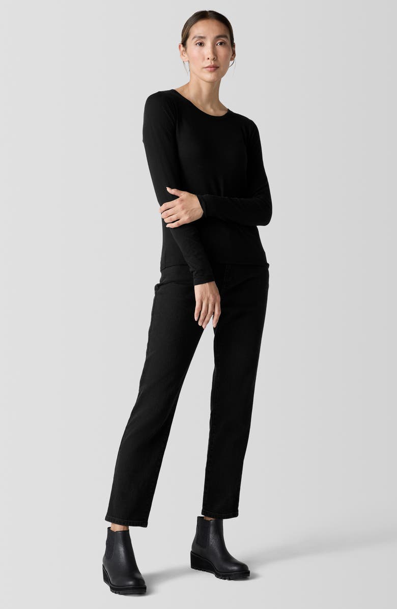 Eileen Fisher Crewneck Top, Alternate, color,