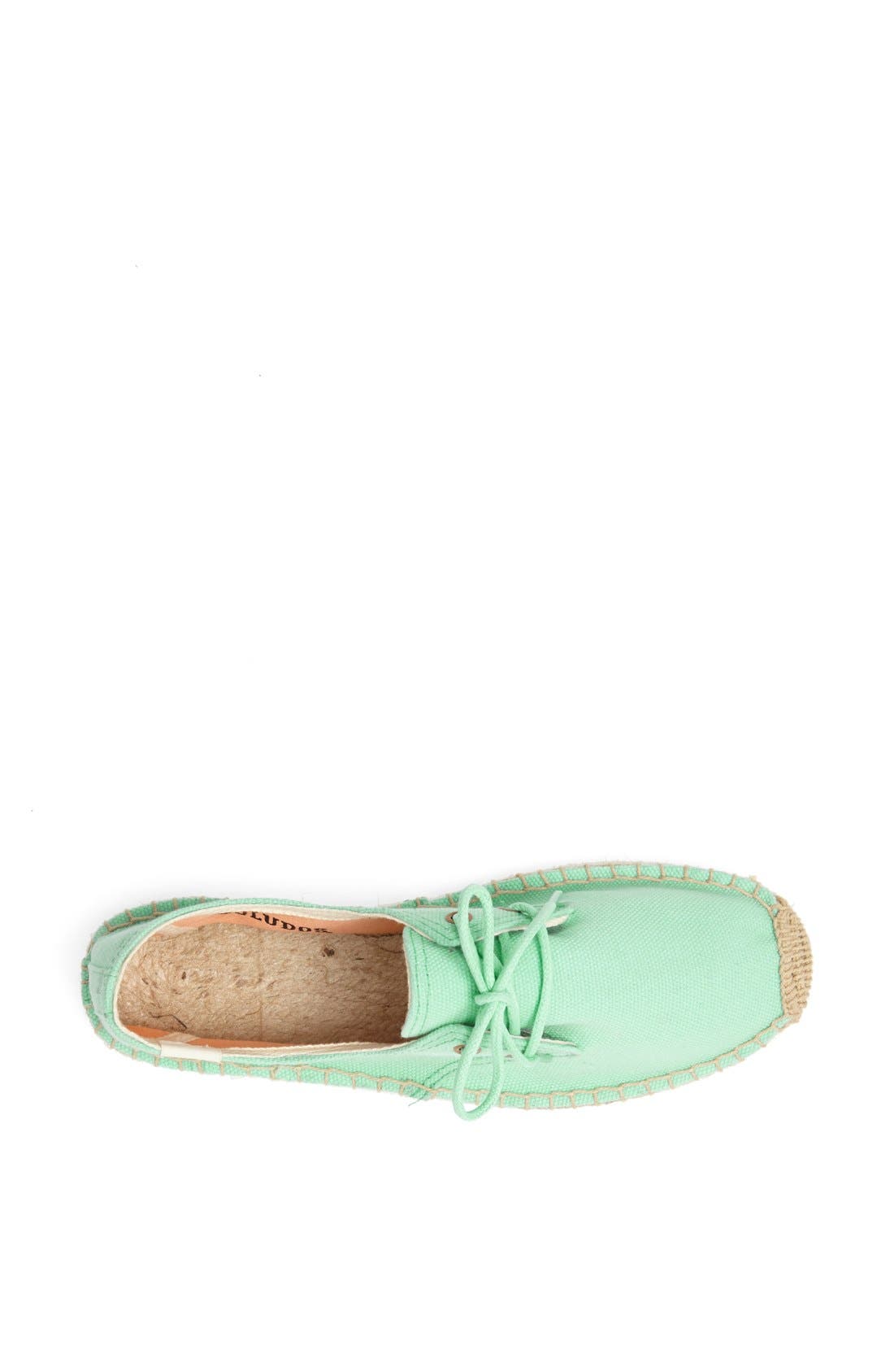 'Derby' Espadrille Sneaker, Alternate, color, AQUA