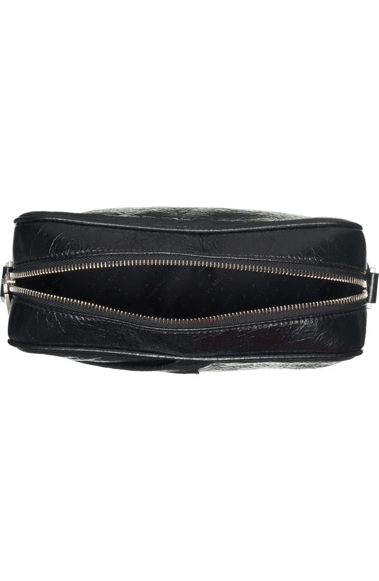 Golden Goose Star Wrinkled Leather Crossbody Camera Bag, Alternate, color,