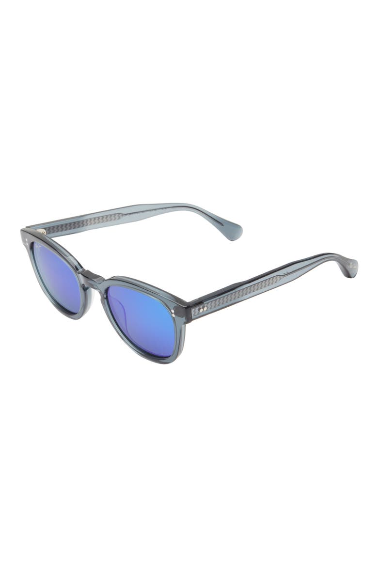 52mm Oval Sunglasses, Alternate, color, GREY GREY BLUE