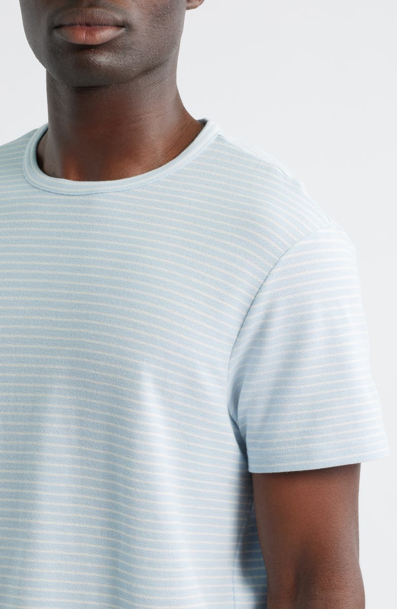 Nordstrom Feeder Stripe Cotton T-Shirt, Alternate, color, Blue Paul Stripe