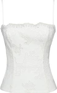 HOUSE OF CB Chloe Embroidered Lace Camisole