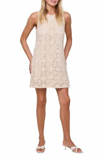 Floral Open Knit Minidress