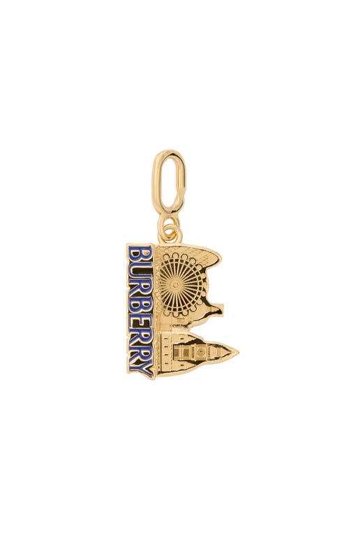 Burberry London Skyline Charm In Gold