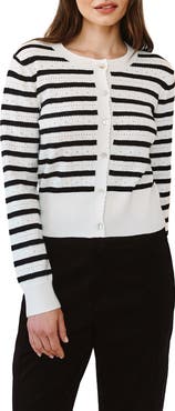 Bella Dahl Fitted Stripe Cardigan