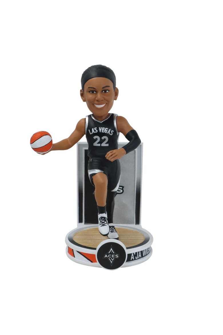 A'ja Wilson (Las Vegas Aces) Banner Series WNBA Bobblehead, Main, color, Multi-Color
