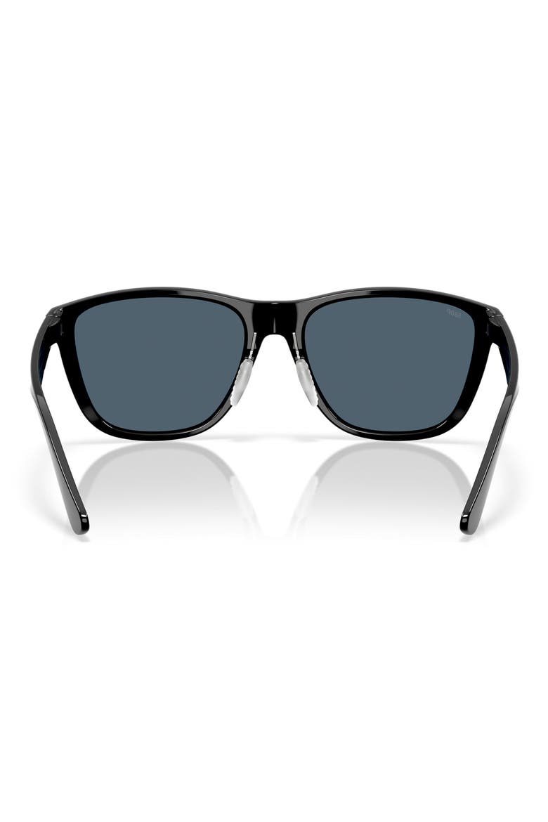 Corrientes 57mm Sunglasses, Alternate, color, BLACK / GRAY