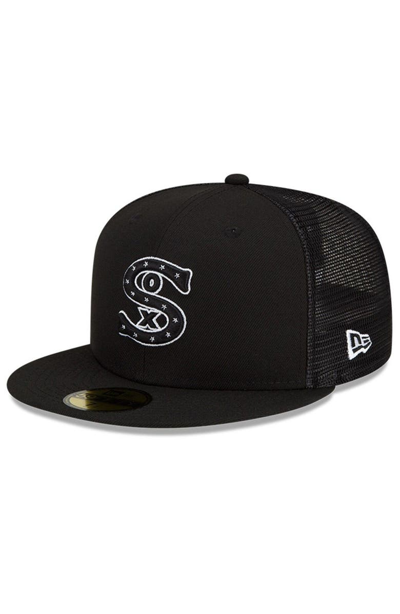 New Era Men's New Era  Black Chicago White Sox 2023 Batting Practice 59FIFTY Fitted Hat, Main, color, 