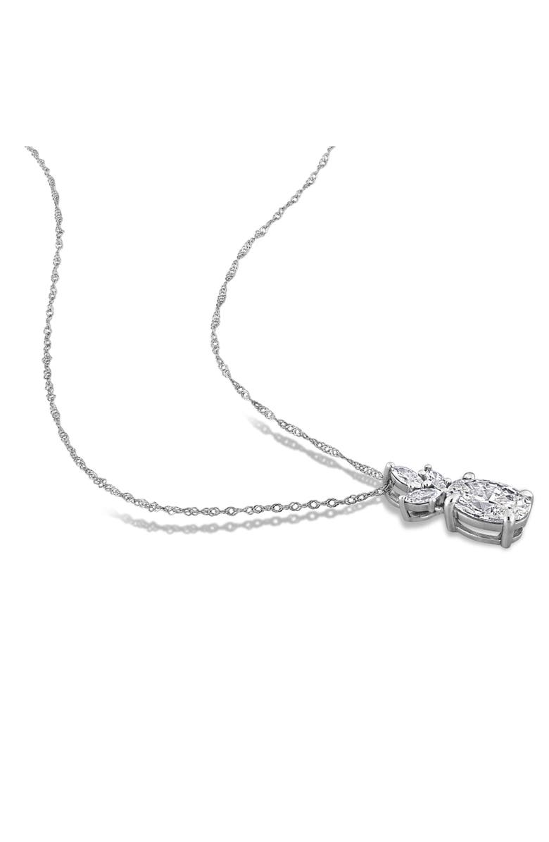 Julianna B. Lab-Grown Diamond Pendant Necklace 14k, Alternate, color, White Gold