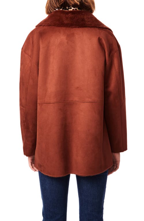 Bernardo Luxury Lightweight Shearling Jacket In Ginger