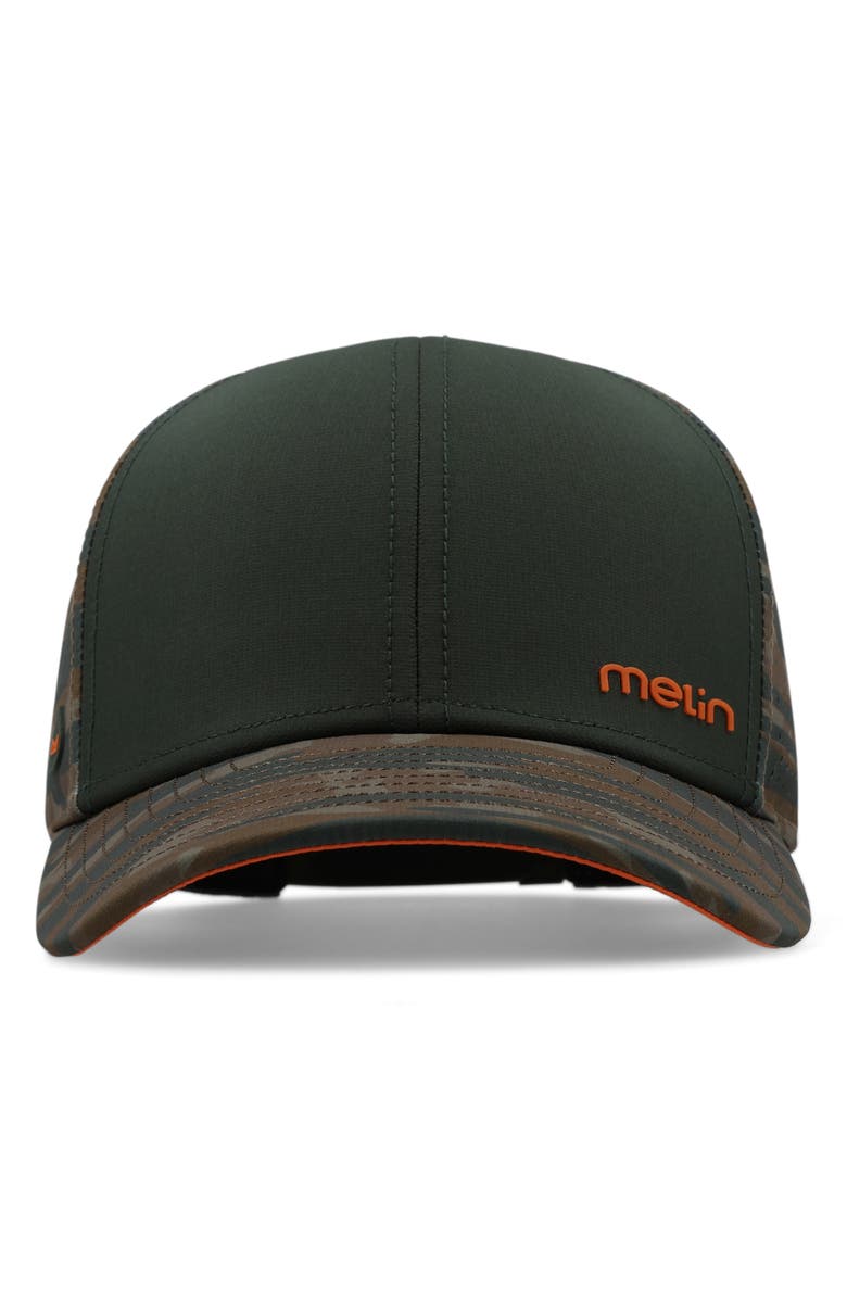 Melin Hydro Compass Snapback Cap, Alternate, color, Everglade Camo