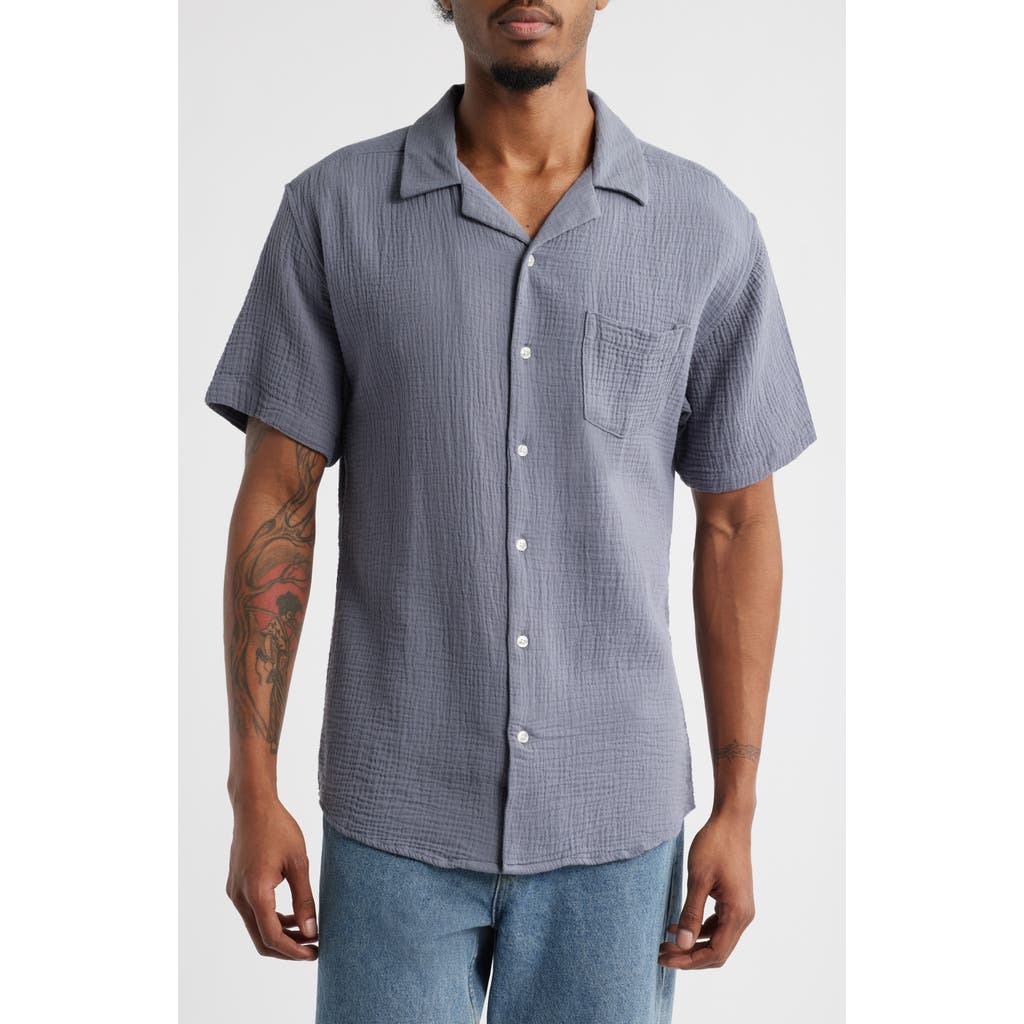 Original Paperbacks Gauze Short Sleeve Shirt in Aegeanblue  product