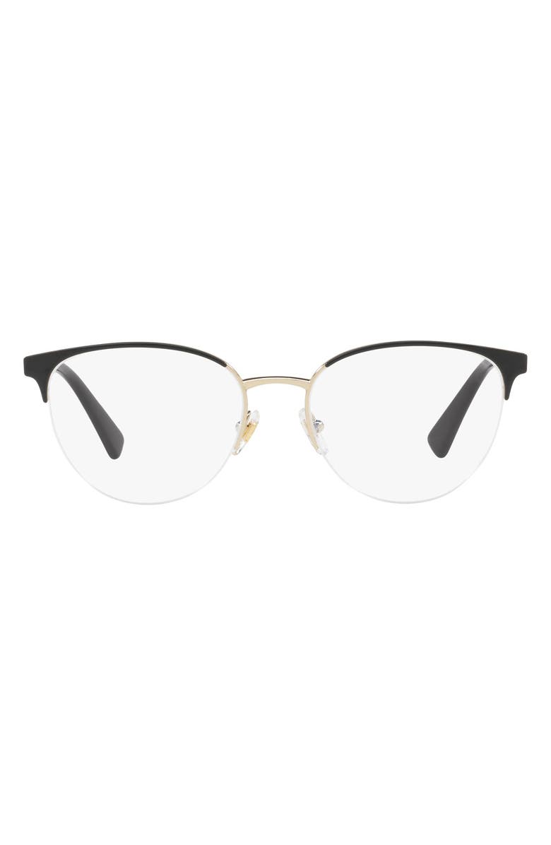 Versace 52mm Cat Eye Optical Glasses, Main, color, 