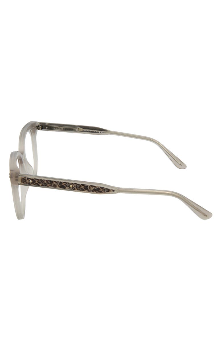 Bottega Veneta 50mm Round Oval Optical Frames, Alternate, color,