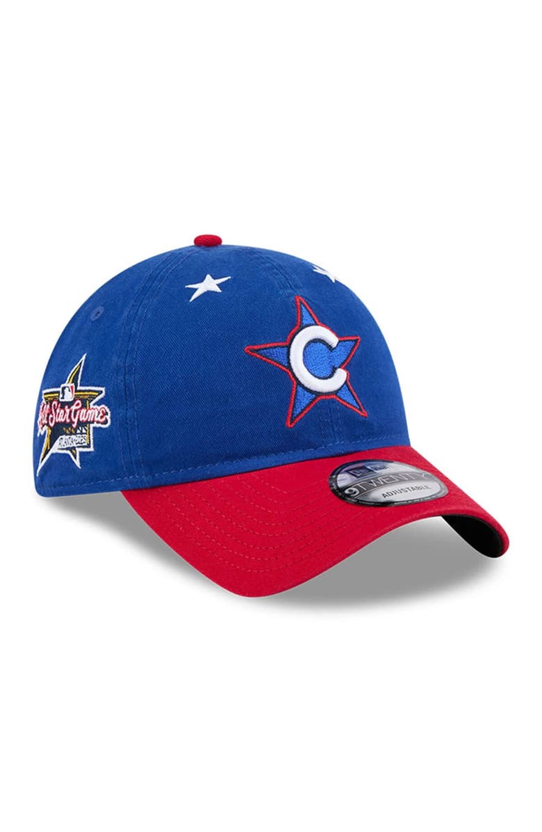 New Era Men's New Era Blue/Red Chicago Cubs 2025 MLB All-Star Game Workout 9TWENTY Adjustable Hat, Main, color, Blue