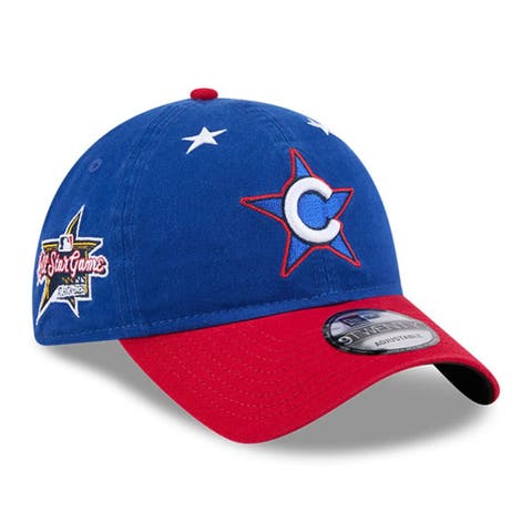 Men's New Era Blue/Red  Chicago Cubs 2025 MLB All-Star Game Workout 9TWENTY Adjustable Hat