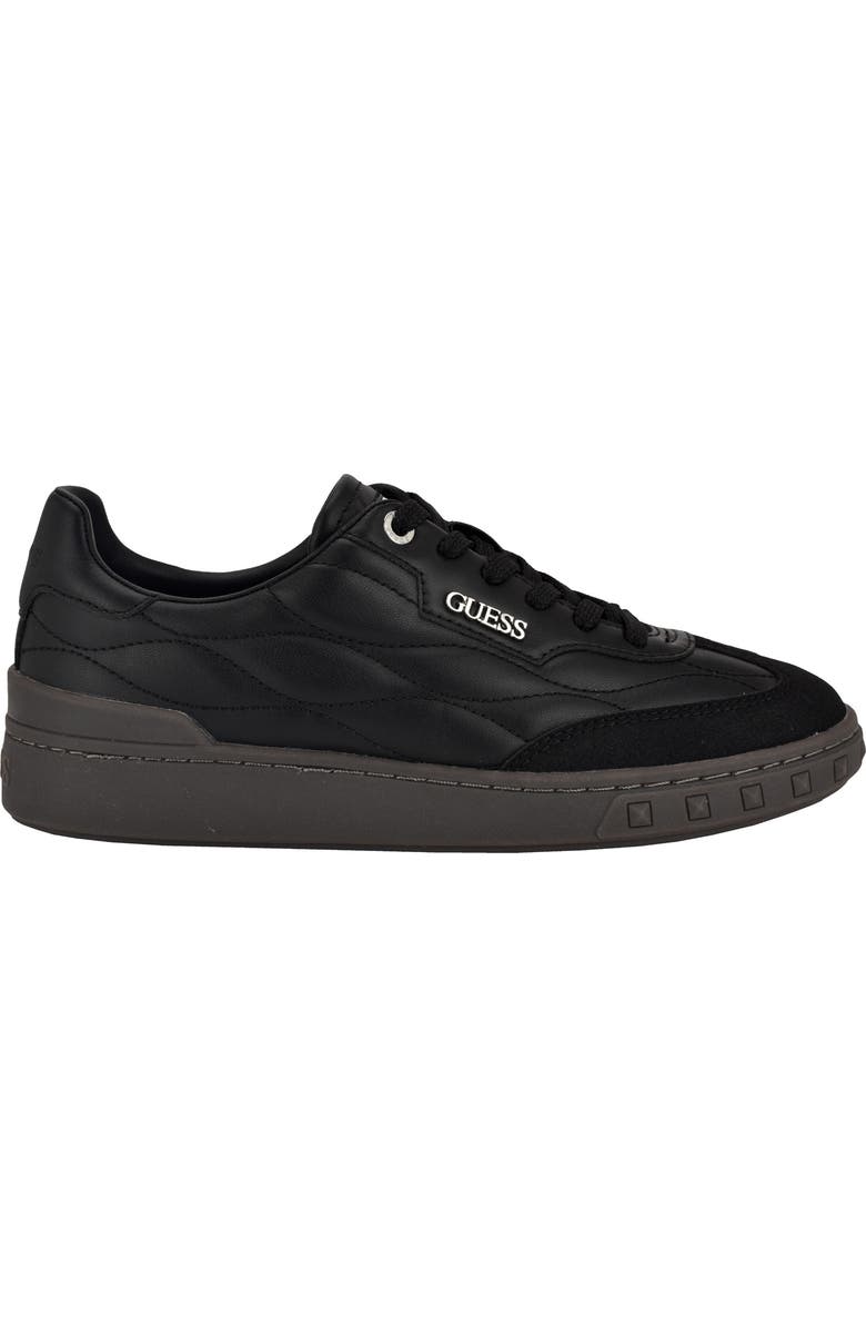 GUESS Iquilt Sneaker, Alternate, color, Black