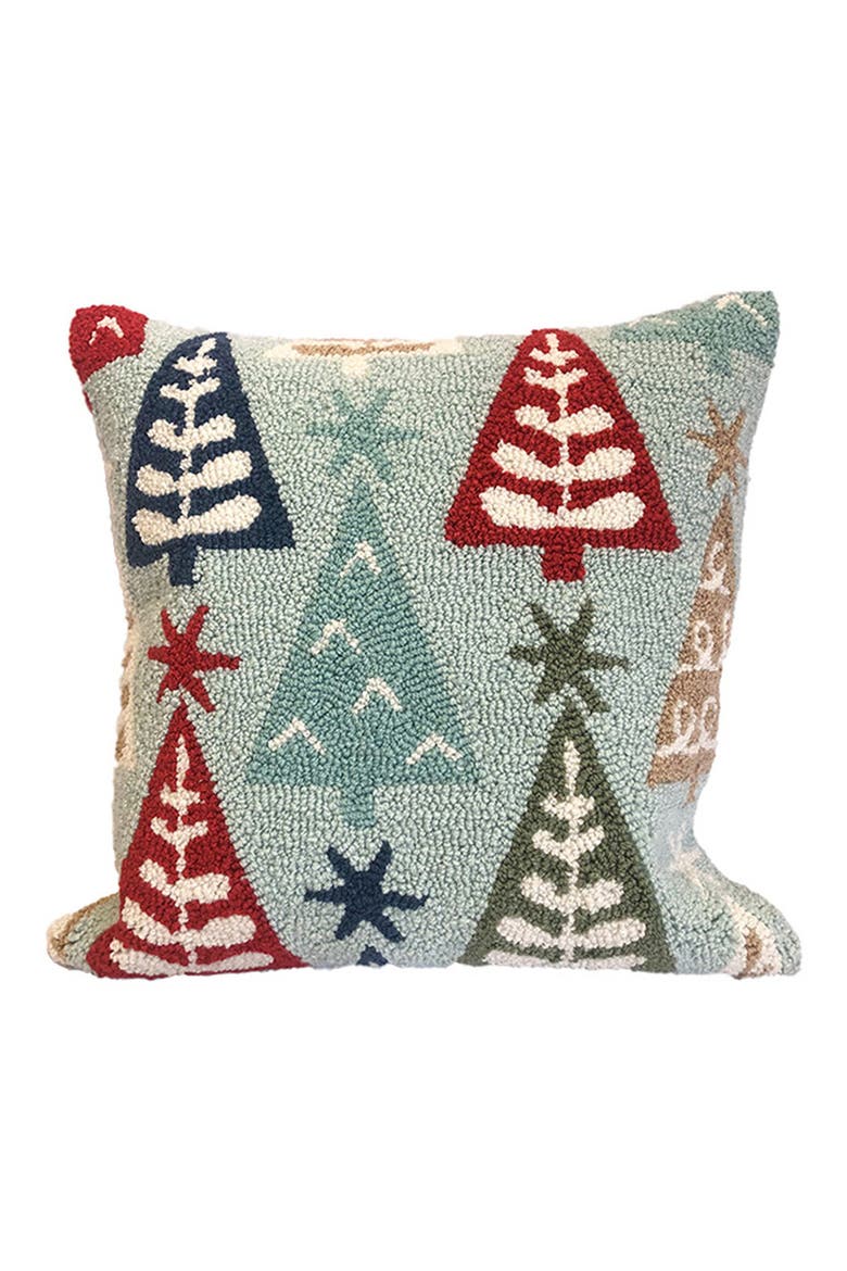 Scandi Tree Pillow, Main, color, SKY MULTI