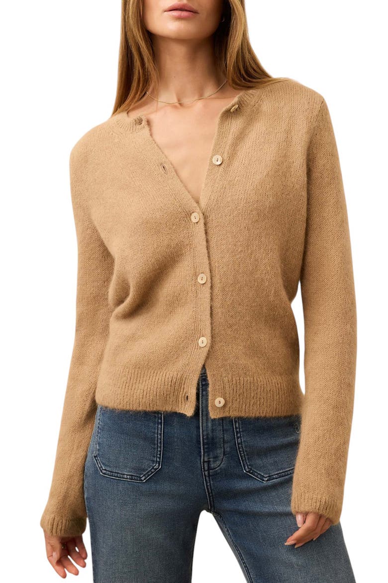 Apres Alpaca Cardigan, Main, color, OATMEAL