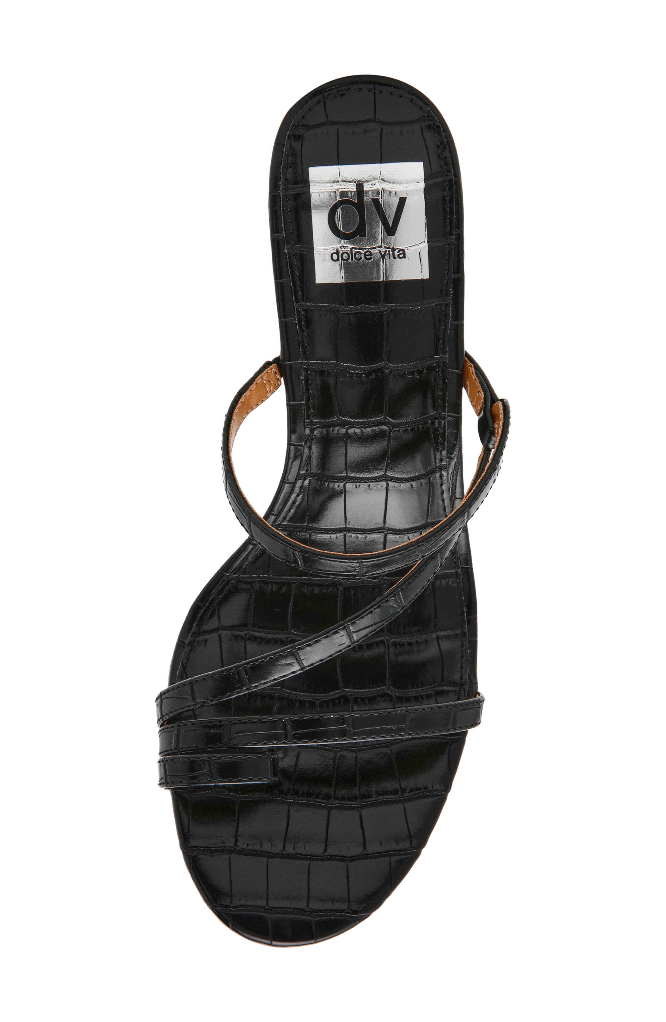 DV by Dolce Vita Carlota Sandal, Alternate, color, Black Exotic