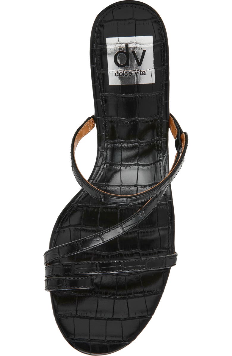 DV by Dolce Vita Carlota Sandal, Alternate, color, Black Exotic