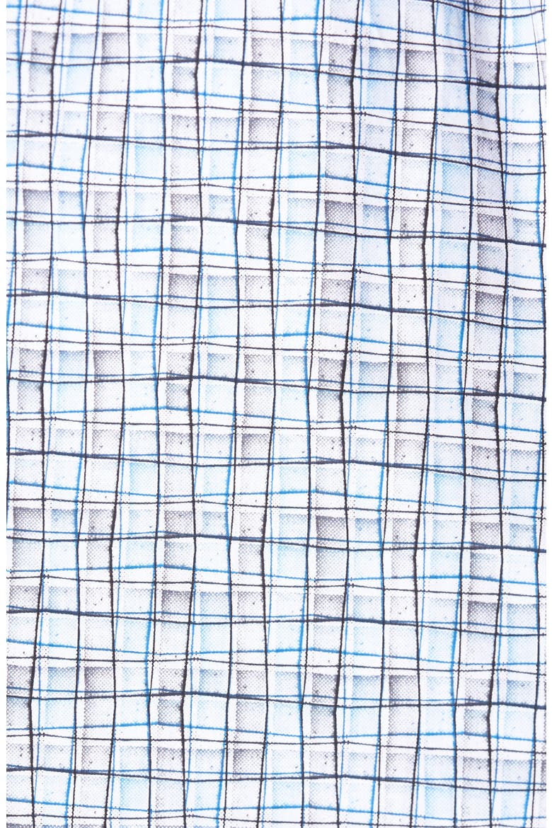 Regular Fit Grid Sport Shirt, Alternate, color, PLATINUM