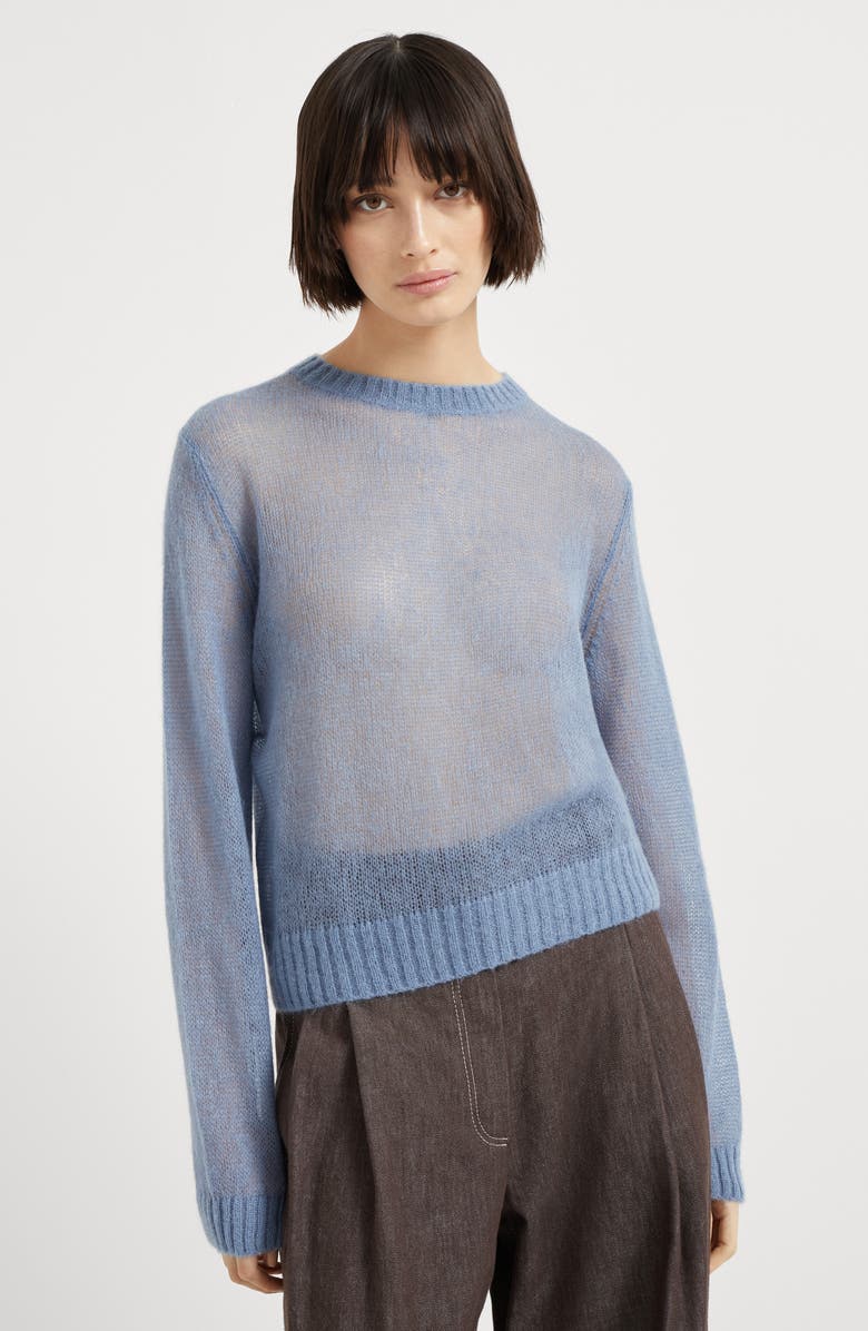 Brunello Cucinelli Mohair and wool sweater, Alternate, color,