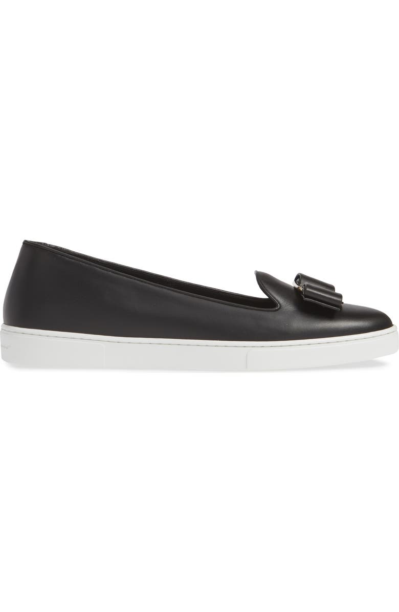 FERRAGAMO Salvatore Ferragomo Novello Bow Sneaker, Alternate, color,