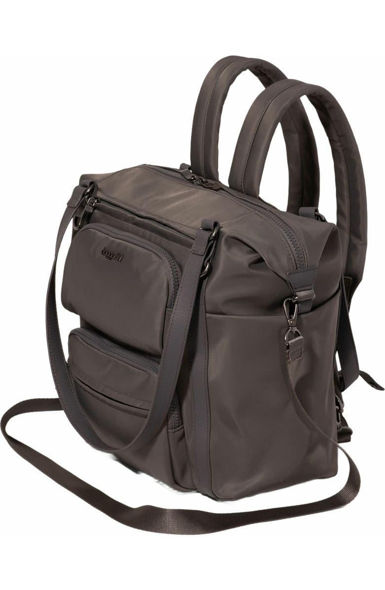 BAGGALLINI Nolita Small Convertible Backpack, Alternate, color, Smoke Twill