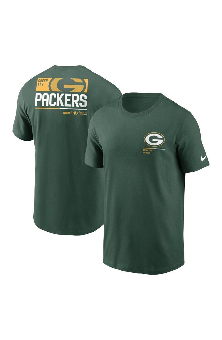 Nike Men's Nike Green Green Bay Packers Team Incline T-Shirt, Main, color, 