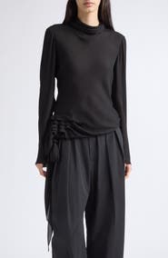 Kallmeyer Ornella Draped Silk Georgette Top