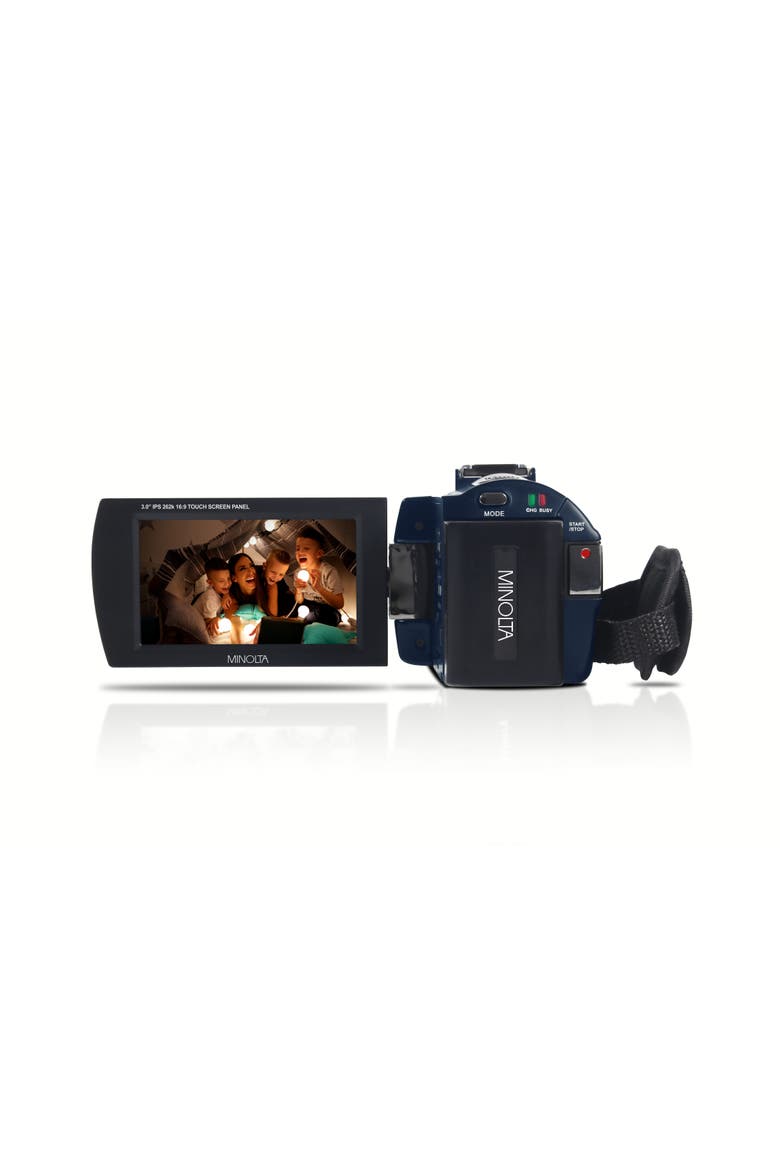 4K Ultra HD Infrared Night Vision Camcorder, Alternate, color, Blue