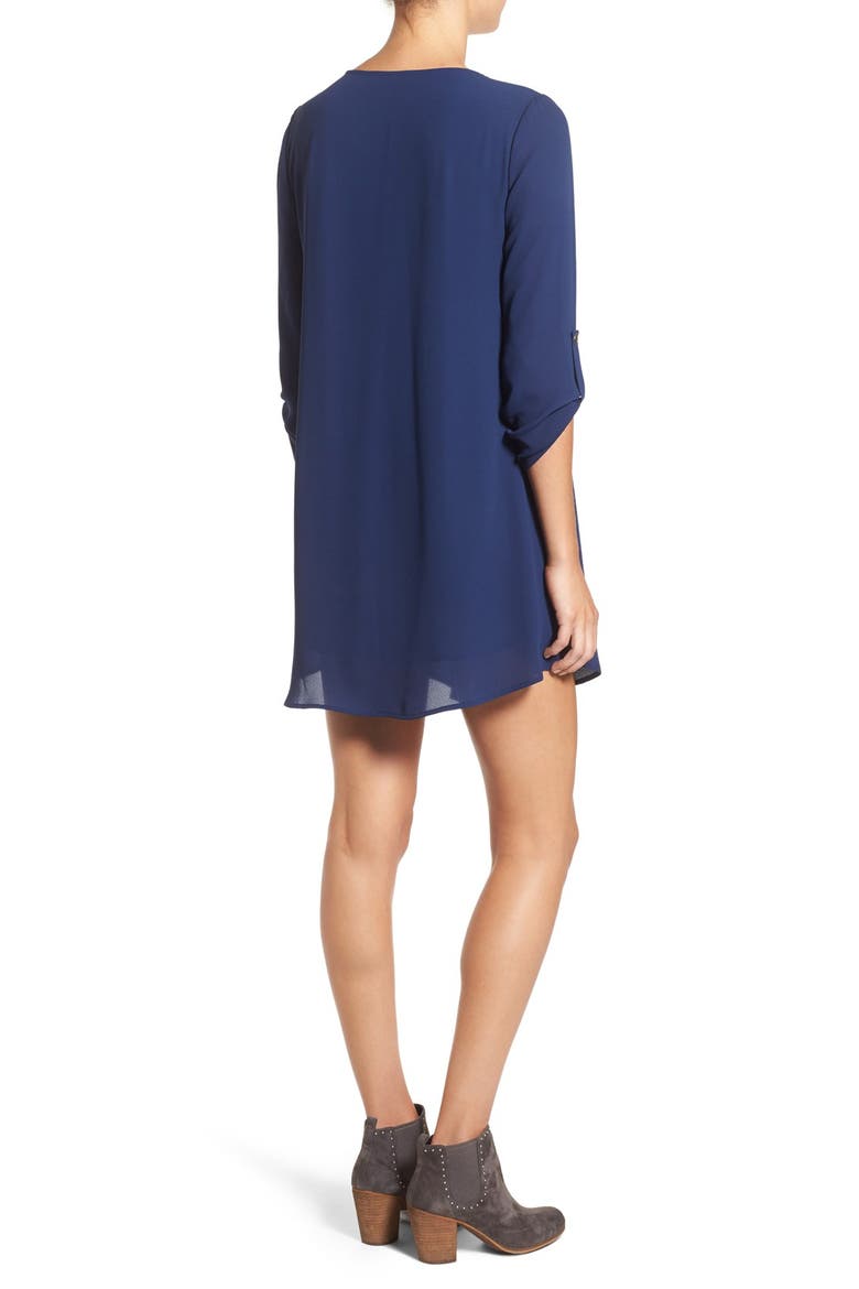 Karly Shift Dress, Alternate, color, MEDIEVAL BLUE