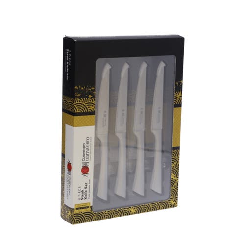 Cuisine::pro Damashiro 4.5" Steak Knife Set, 4 Piece In Transparent