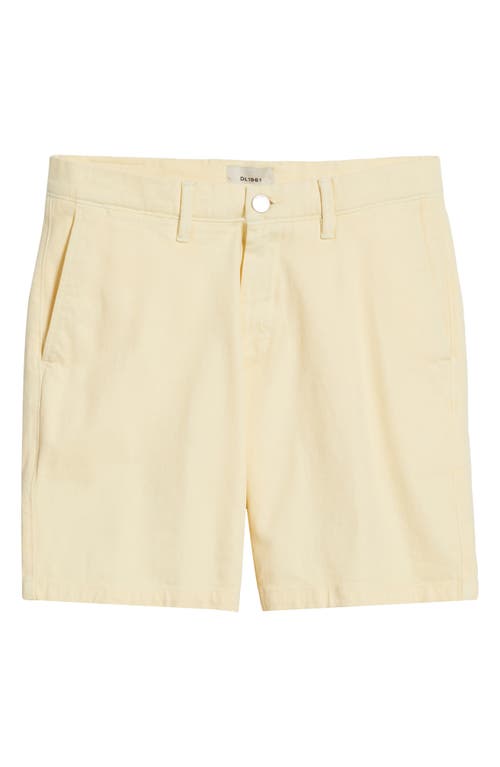 Dl1961 Jake Chino Shorts In Citron