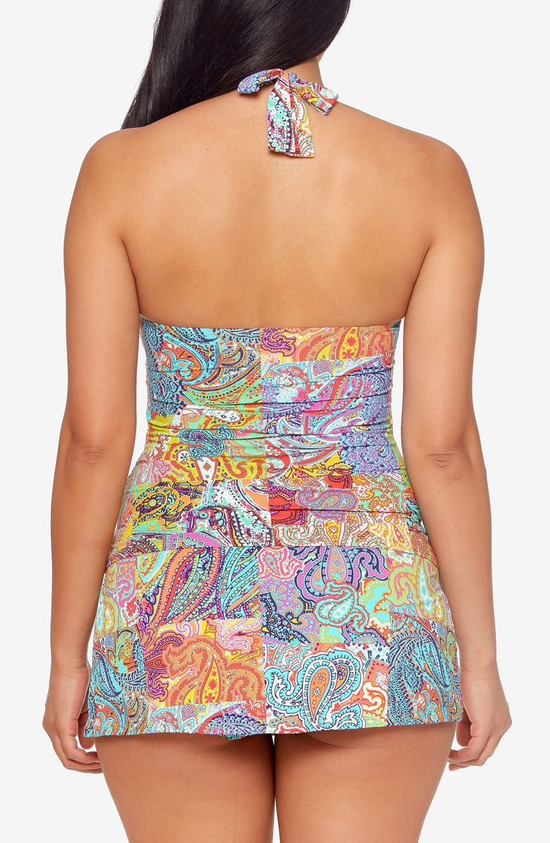 BLEU by Rod Beattie Halter Tankini Top, Alternate, color,