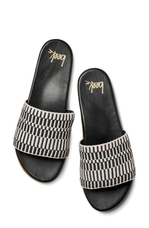 Beek Marshbird Slide Sandal In Black