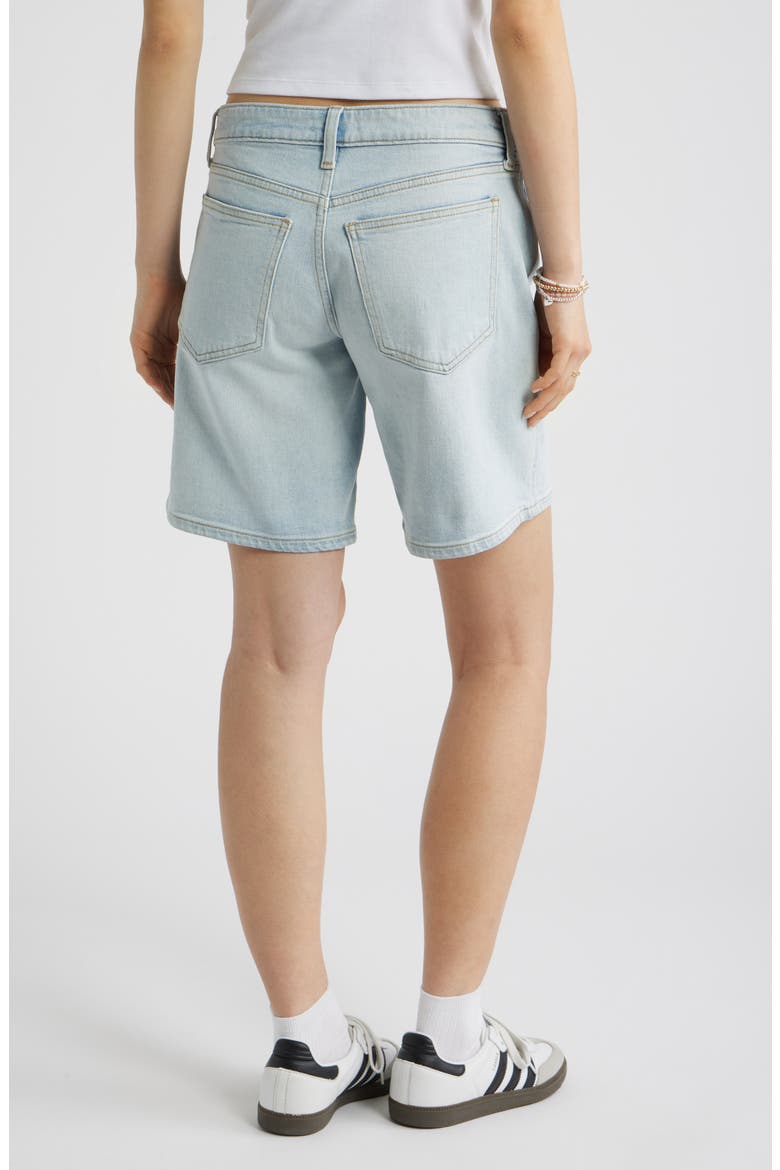 Low Rise Baggy Jort Shorts, Alternate, color, SPRING WASH