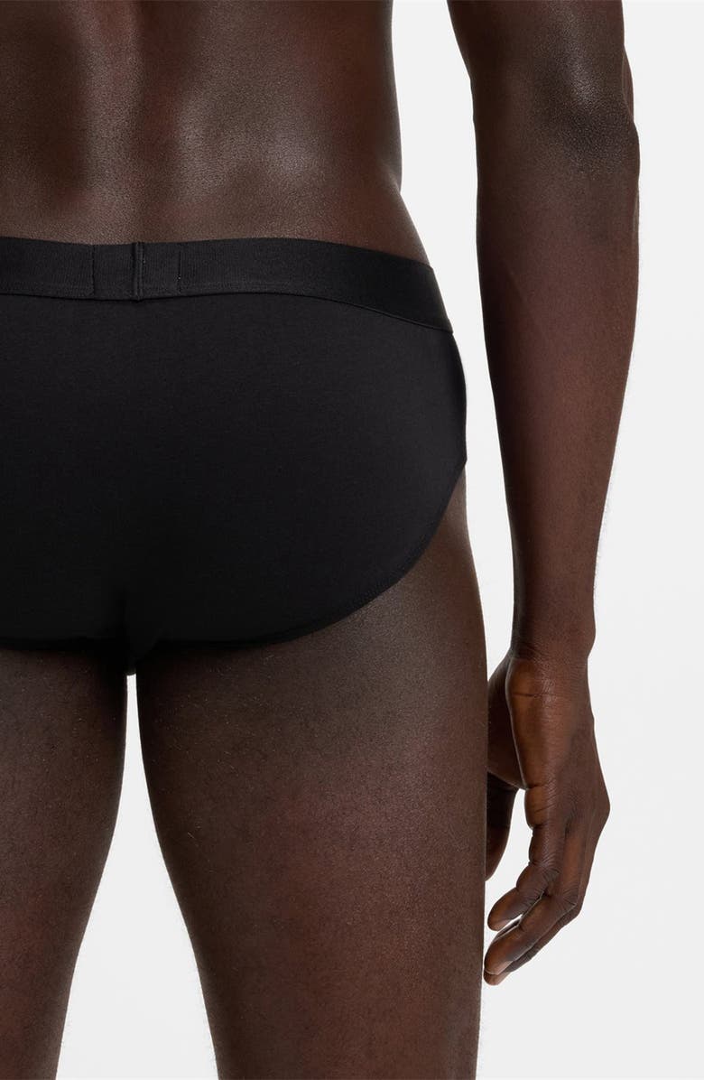 BOSS Assorted 3-Pack Power Stretch Cotton Briefs, Alternate, color, Black