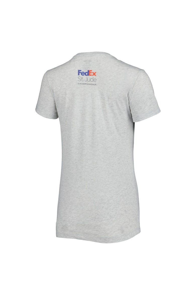 Women's Imperial Gray FedEx St. Jude Championship Playoffs Start Here Tri-Blend T-Shirt, Alternate, color, Gray