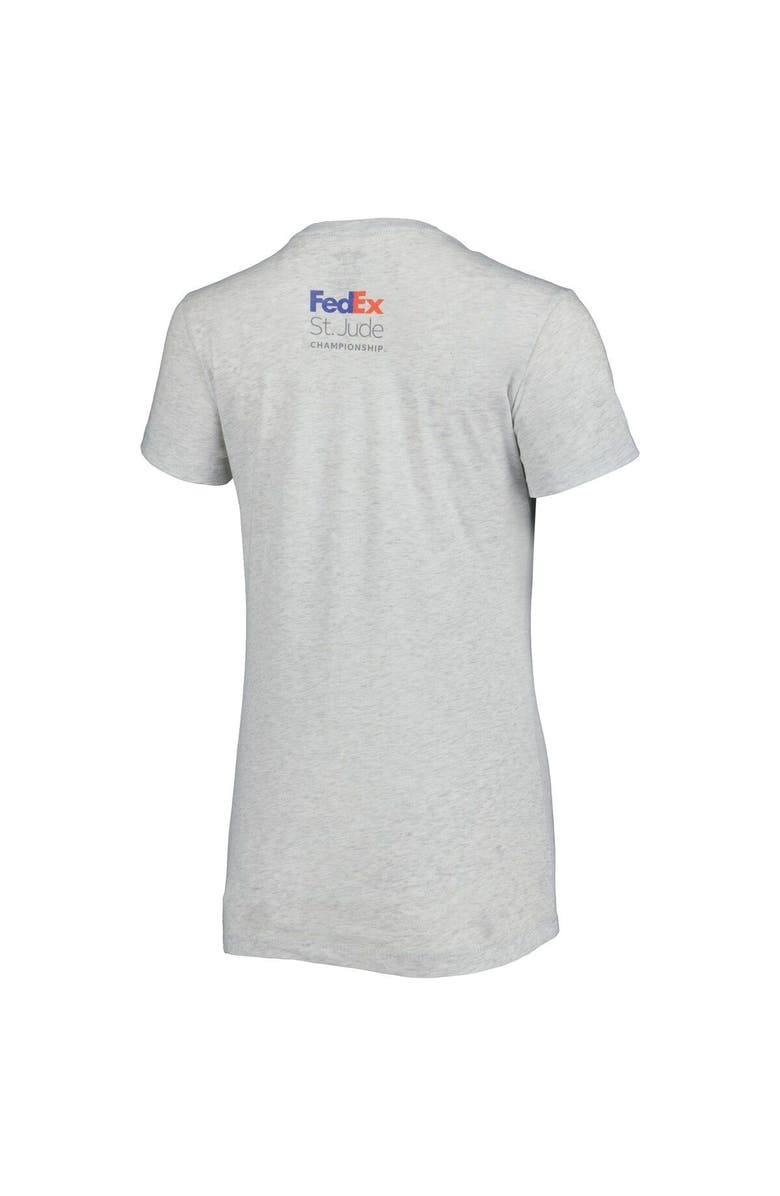 IMPERIAL Women's Imperial Gray FedEx St. Jude Championship Playoffs Start Here Tri-Blend T-Shirt, Alternate, color, Gray