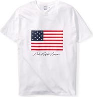Polo Ralph Lauren Big & Tall American Flag Graphic Tee