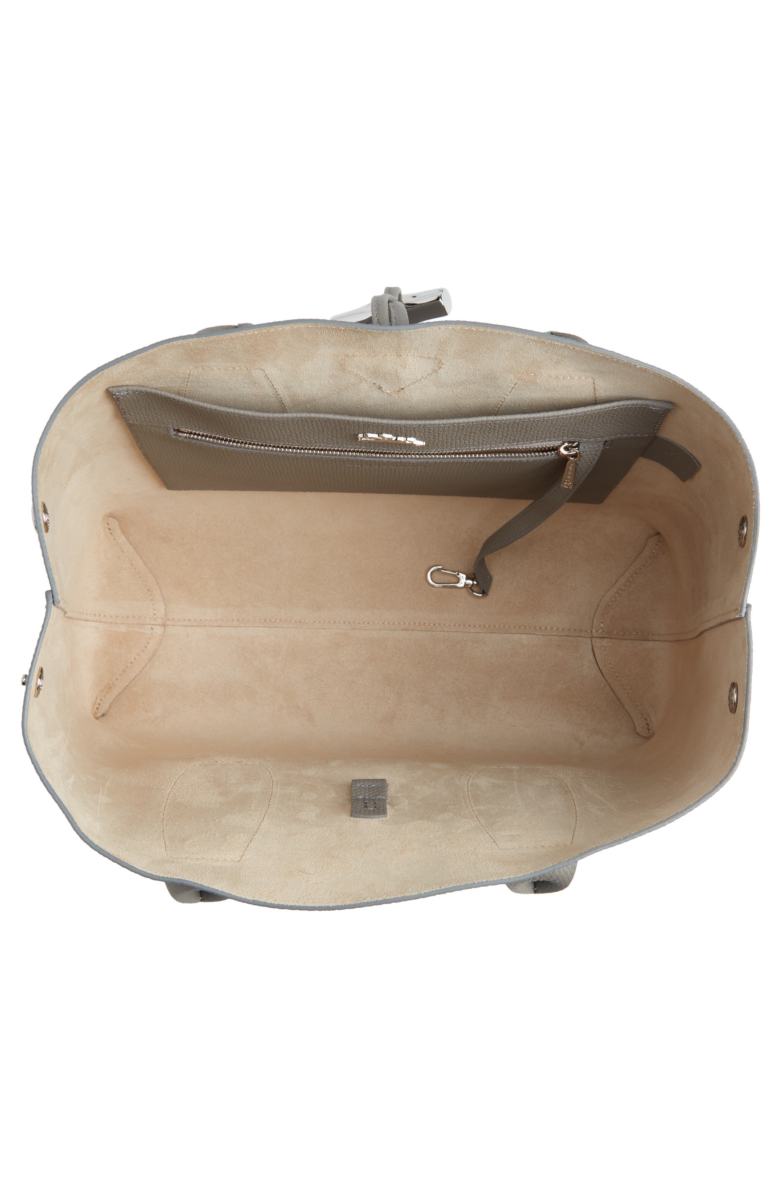 Longchamp Roseau Leather Shoulder Tote, Alternate, color, 