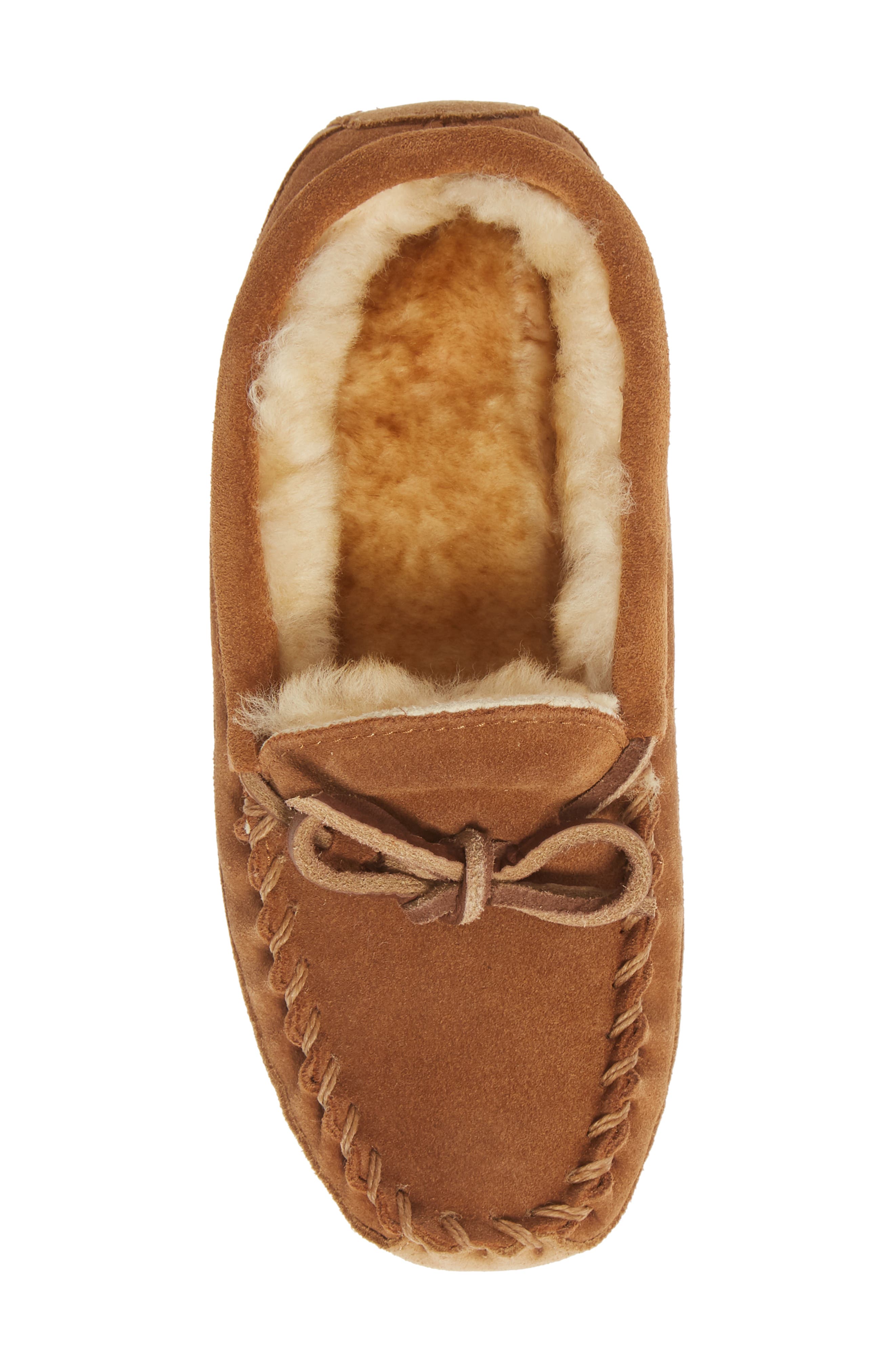 L.L.Bean Kids' Wicked Good Genuine Shearling Slipper, Alternate, color, 