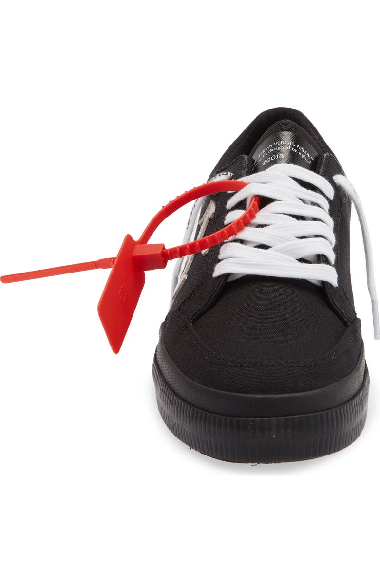 Off-White Vulcanized Low Sneaker, Alternate, color, Black - White