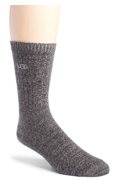 Trey Rib Crew Socks