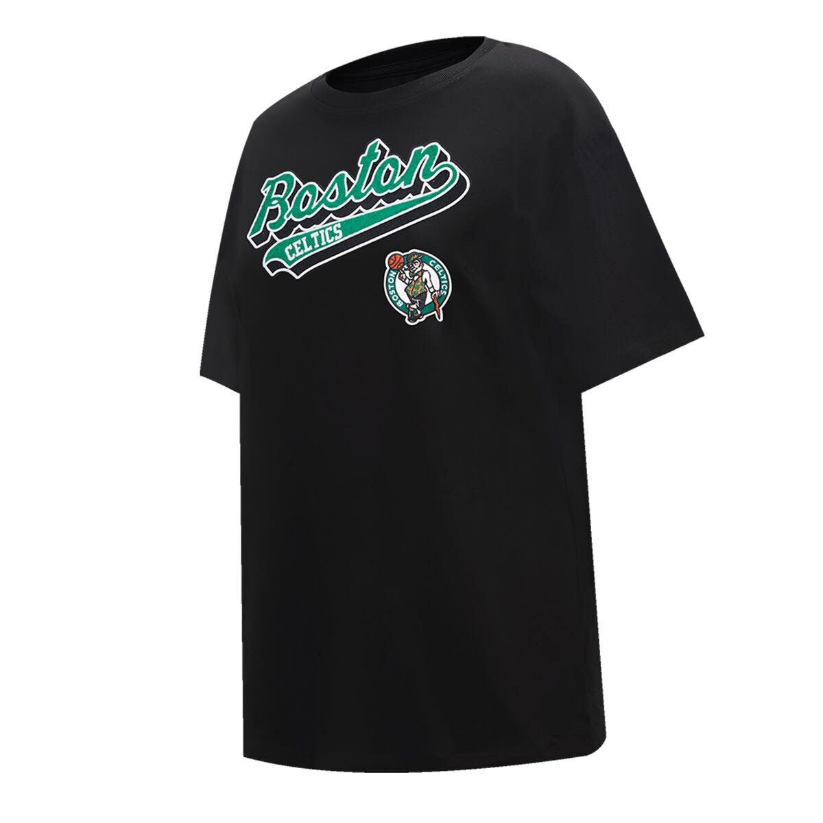 Women's Pro Standard Black Boston Celtics Script Boyfriend T-Shirt - image 2